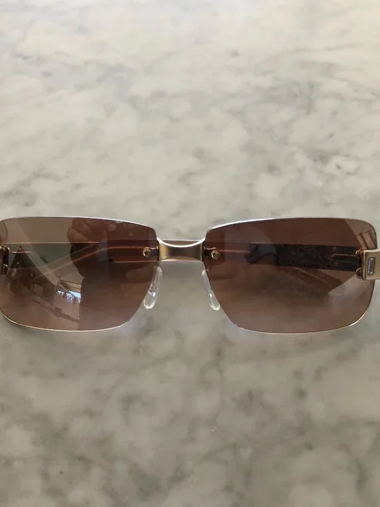 NEW SAMA EYEWEAR SUNGLASSES MODEL KISS TOO IN GOLD COLOR