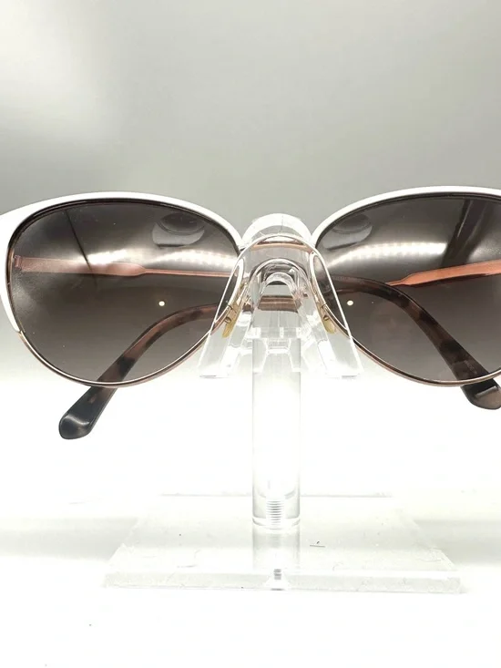 kate spade White and Brown Gradient Lens Cat Eye Sunglasses