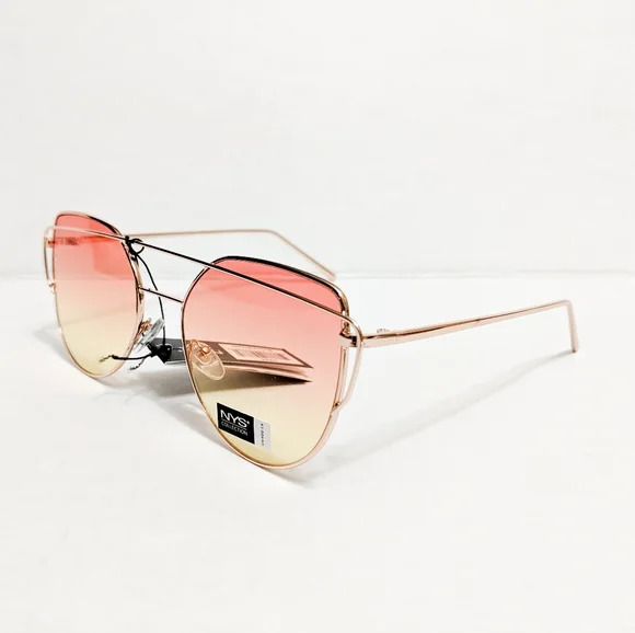 Peach ombre sunglasses
