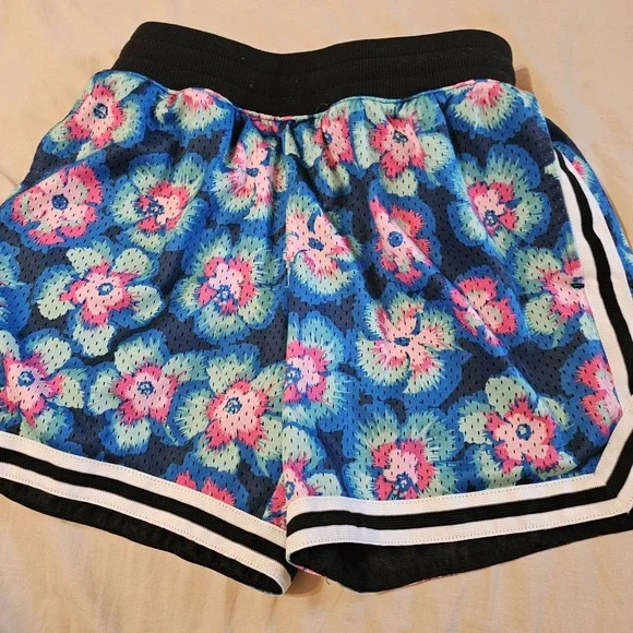 Chubbies Shorts Size Small Tropical Floral Summer Green Men's