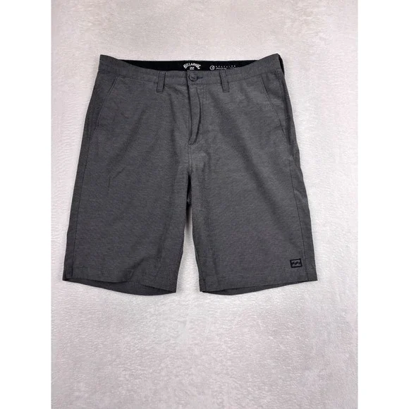 Billabong Crossfire Submersibles Hybrid Shorts Mens 34 Gray Heather Recycler