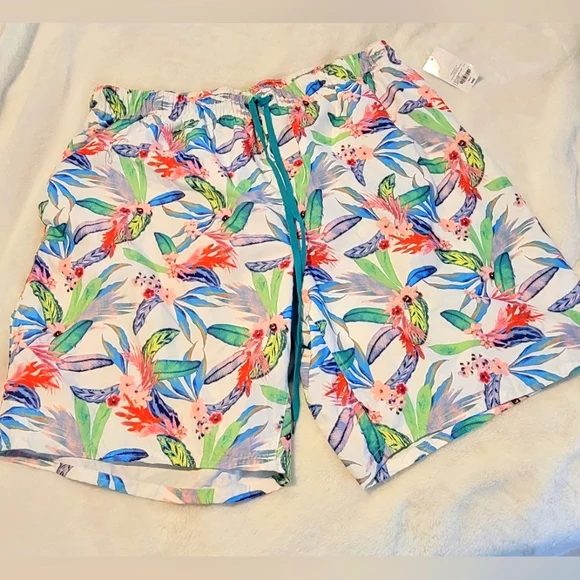 Men's Big and Tall size 2XLT Swim bottoms by Oasis. NWT.