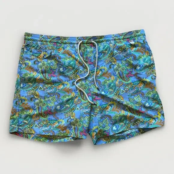Polo Ralph Lauren Tropical Hawaiian Style Men’s Swim Shorts Light size Large