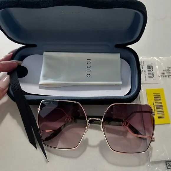 Gucci  Geometric Sunglasses