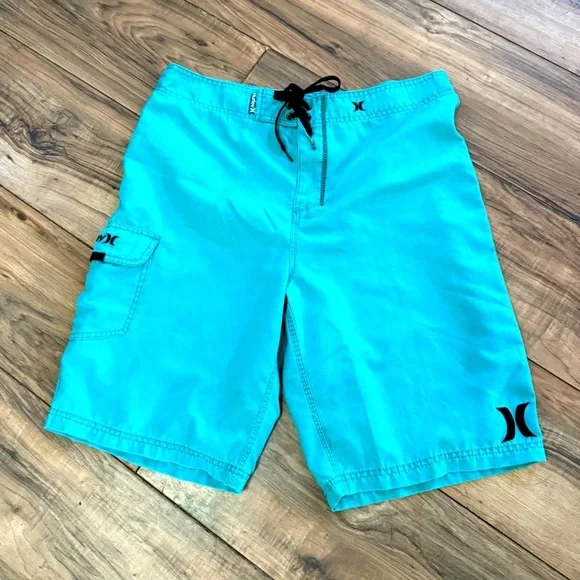 Hurley Men's Blue Swim Shorts! EUC