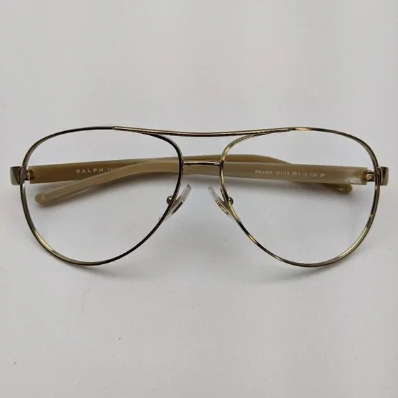 🕶️Frame only! Ralph Lauren RA4004-101/T5 Aviator Sunglasses 59/13-130 / JLE753​