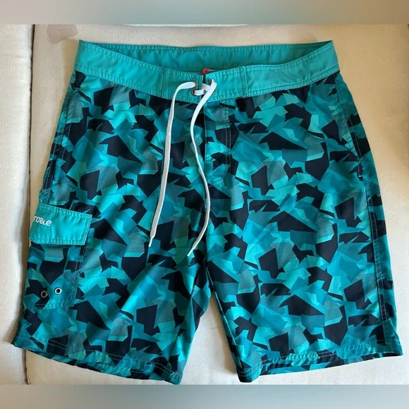 🔥Nonwe Men's Sportwear Quick Dry BoardShorts/Swim with‎ Lining Size 34