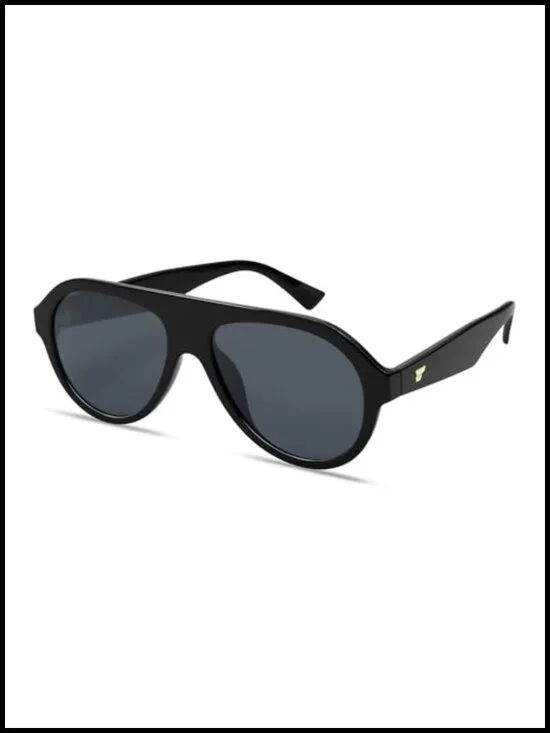 Retro Big Aviator Polarized Sunglasses Plastic Frame UV Protection