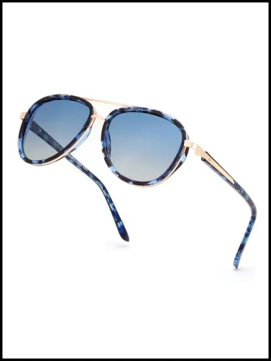 Retro Polarized Aviator Sunglasses with UV400 Protection