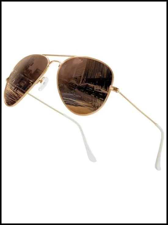 Classic Aviator Sunglasses Polarized UV Protection Driving