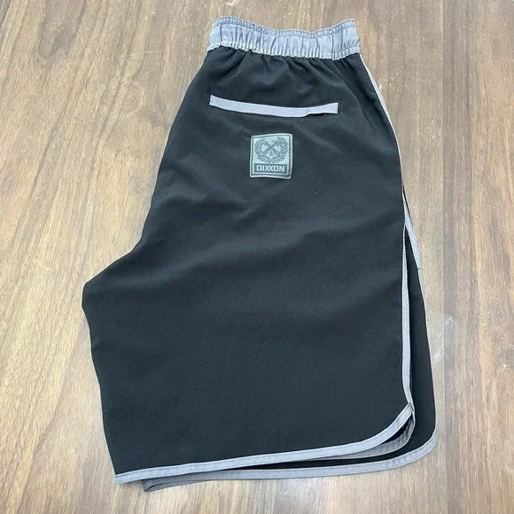 Dixxon Shorts Mens M Black Boardshorts Surf Swim Trunks Outdoors Stretch Adult