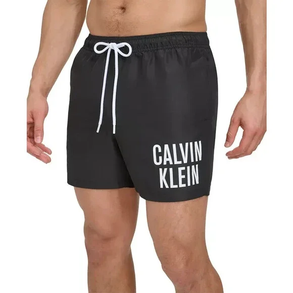 Calvin Klein Intense Power Swim Trunks Mens 2XL Black 5