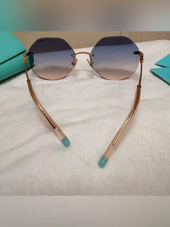 Tiffany & Co. Sunglasses RUBEDO/LIGHT BLUE GRADIENT BLUE / TF3077
