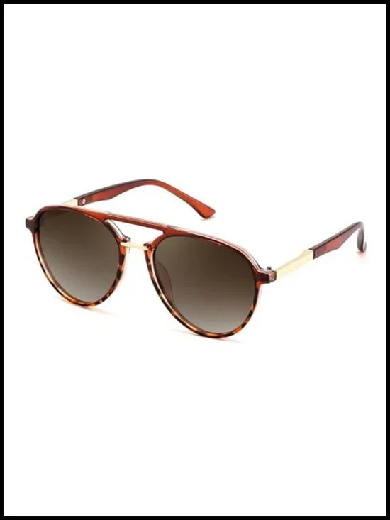 Retro Polarized Aviator Sunglasses UV400 Protection Pilot Shades