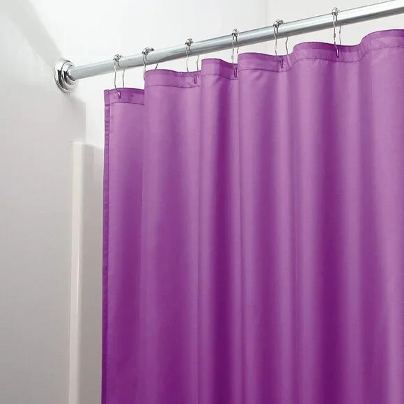 Purple Fabric Shower Curtain 72