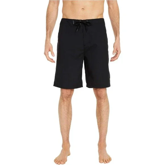 Hurley One & Only 2.0 Boardshorts Mens 28 Black Drawsting Waist Swimwear GBO2318