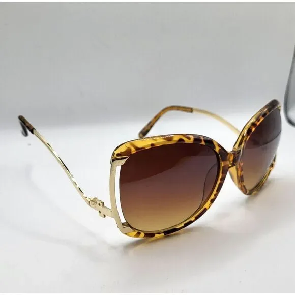 Turtleshell Inverted Oversize Sunglasses