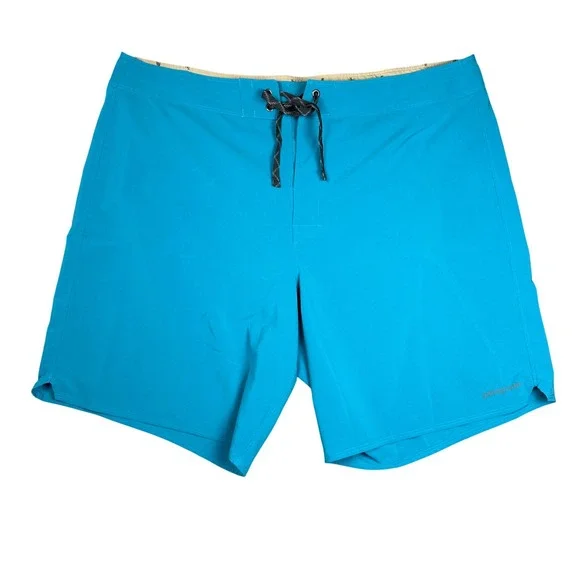 Patagonia Stretch Hydropeak Boardshorts Mens 40x10 Blue Surf Beach Outdoors Swim
