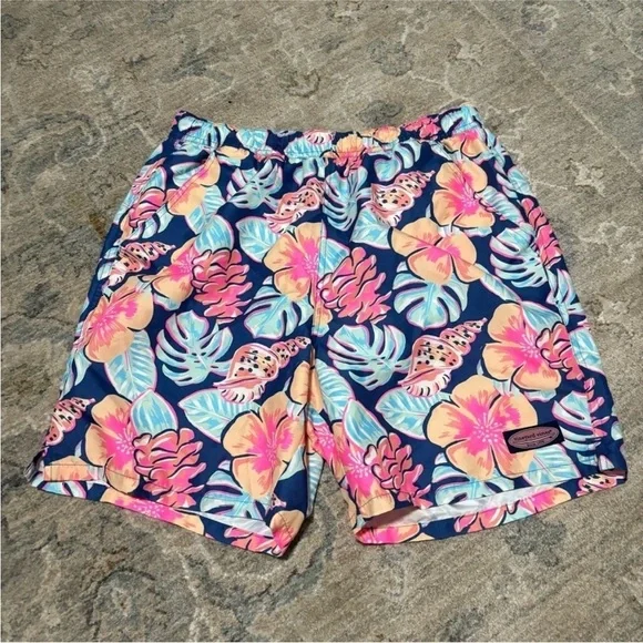 Vineyard Vines Tropical Print Men's Board Shorts M