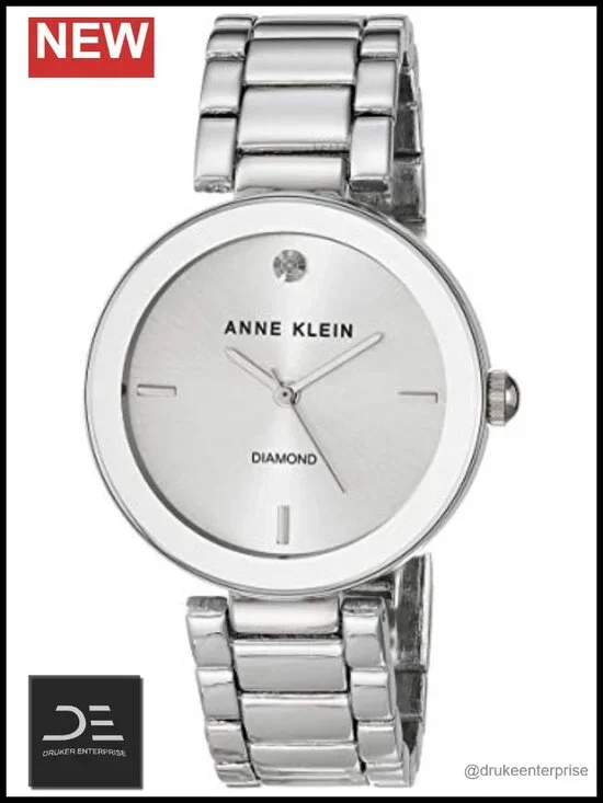 Genuine Diamond Dial Bracelet Watch with Sunray Dial