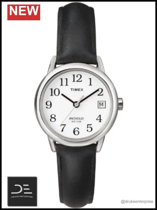 Easy Reader Watch Analog Quartz with Indiglo Backlight and Date Display