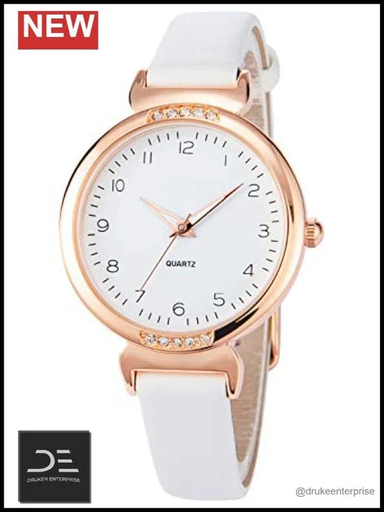 Women's Silicone Sports Watch with Crystal Accents - Analog Display
