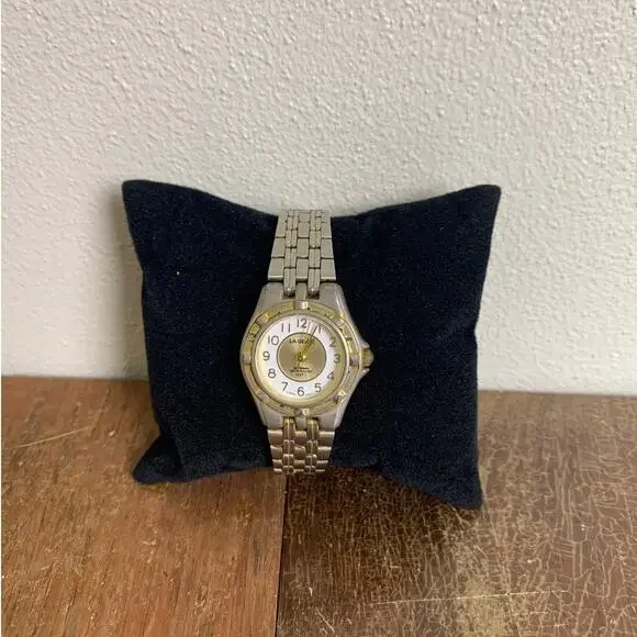 LA Gear VINTAGE 90s gold silver tone analog unisex wrist‎ watch