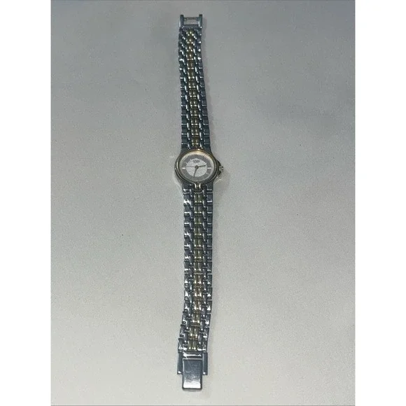 Women's Armitron Quartz Watch, Gold & Silver Tone Rare VTG Needs Battery Old Lot