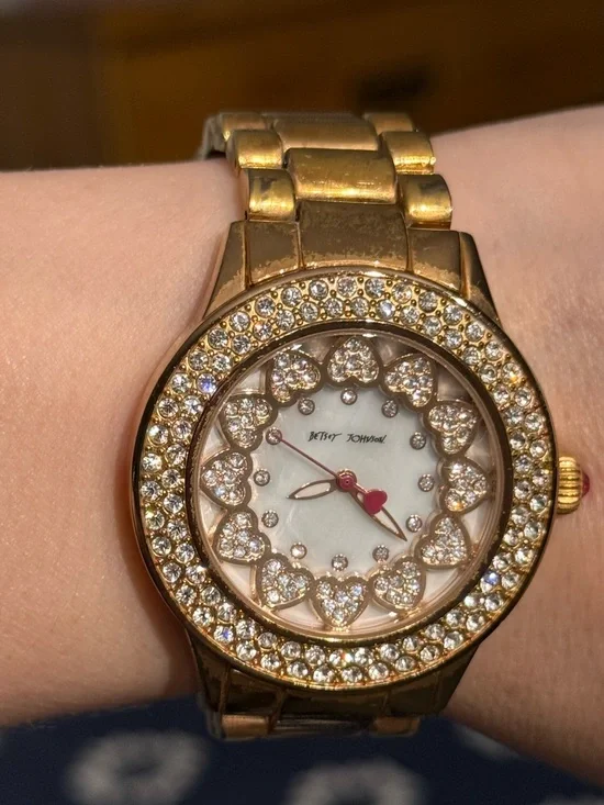 💖BETSEY JOHNSON CRYSTAL WATCH💖