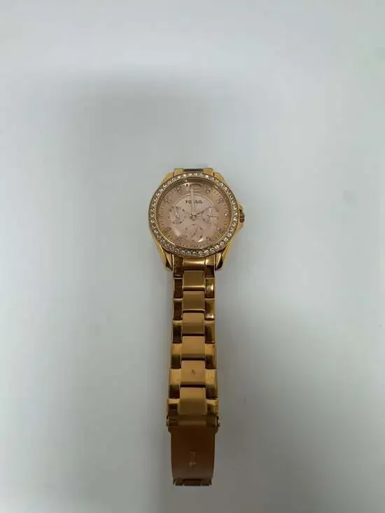 Fossil Riley Multi-Function Rose Gold-Tone Stainless Steel Watch ES2811