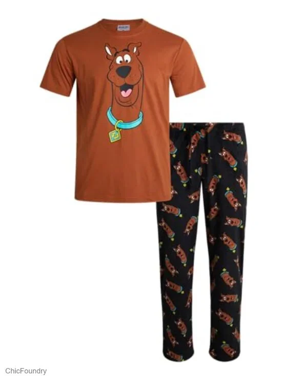 SpongeBob SquarePants Men's 2-Piece Pajama Set Cotton Blend Sleepwear