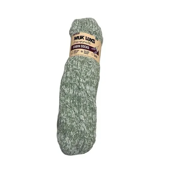 Muk Luks Cabin‎ Socks L / XL Two Sets 4 Pair Women's / Men's 8-10, Plaid