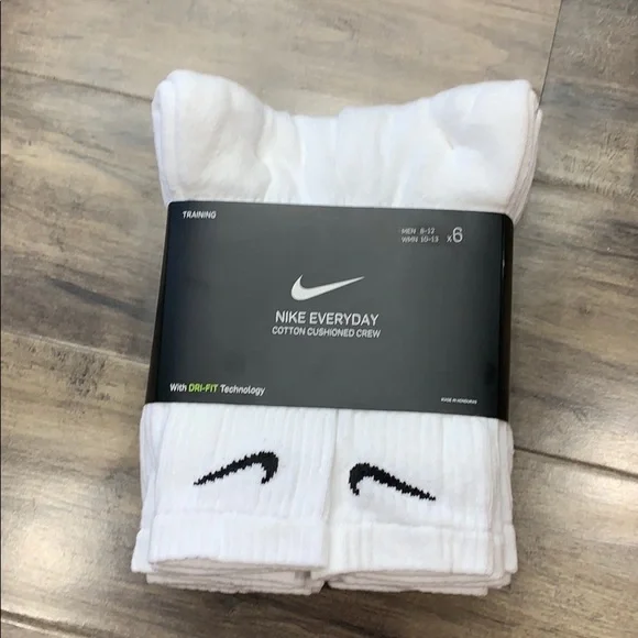 NIKE EVERYDAY COTTON CUSHIONED CREW MEN’S SOCKS