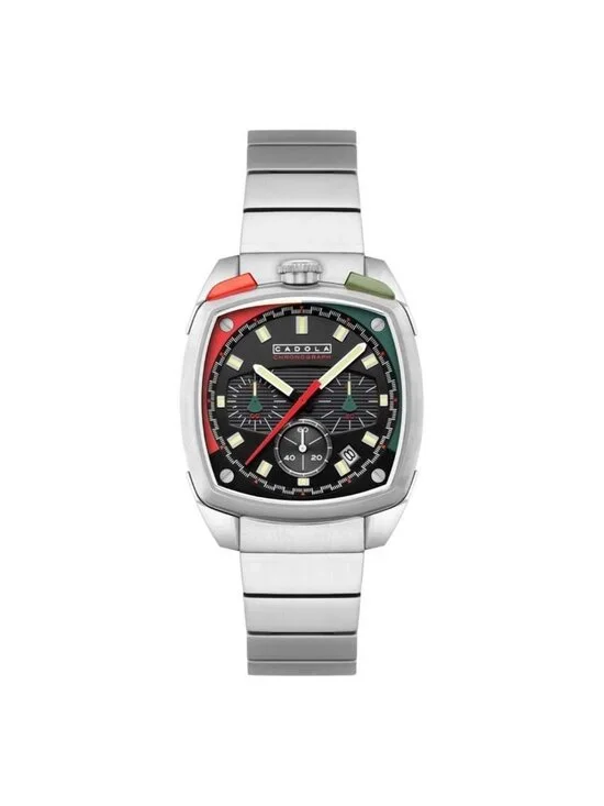 NWT Cadola Taurus Chronograph Quartz Black Dial Men's Watch