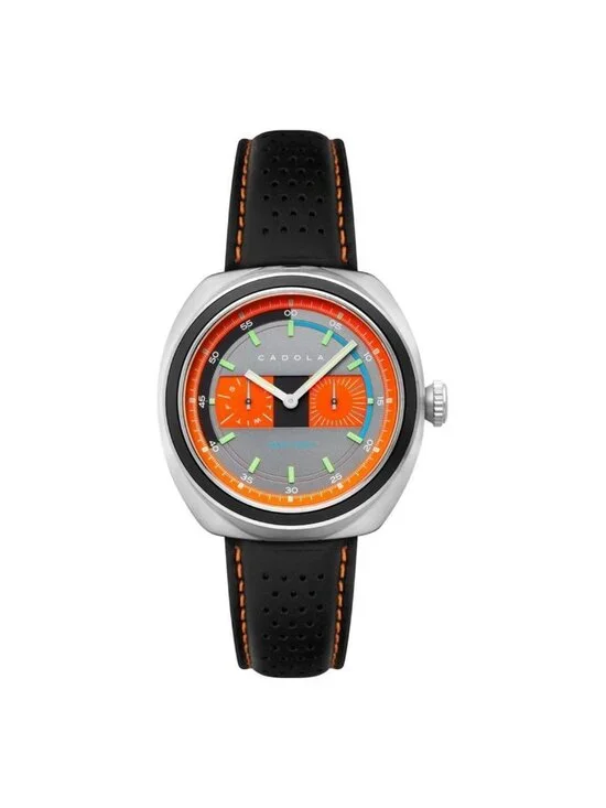 NWT Cadola Giulia GMT Quartz Grey Dial Men's Watch