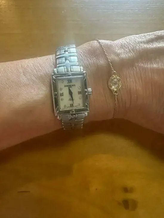 Raymond Weil Parsifal ladies mother of pearl and diamond watch