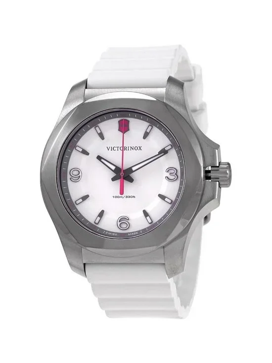 NWT Victorinox I.N.O.X. V Quartz White Dial Ladies Watch