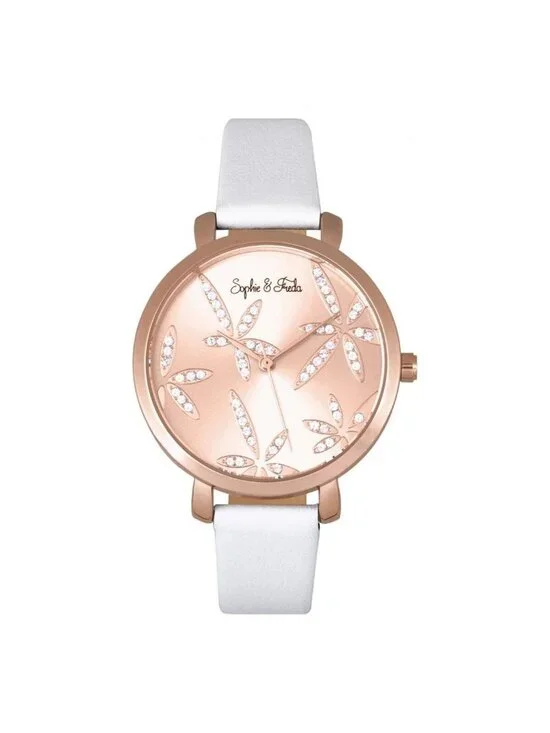 NWT Sophie And Freda Key West Rose Gold Dial Ladies Watch