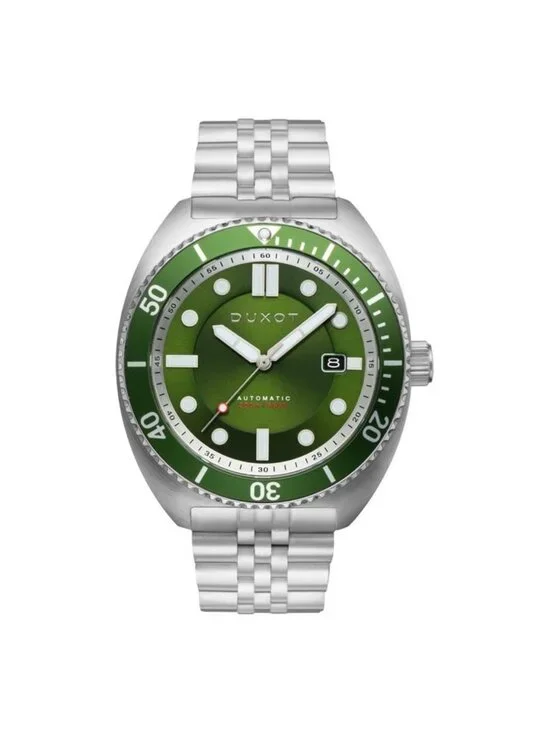 NWT Duxot Tortuga Automatic Green Dial Men's Watch