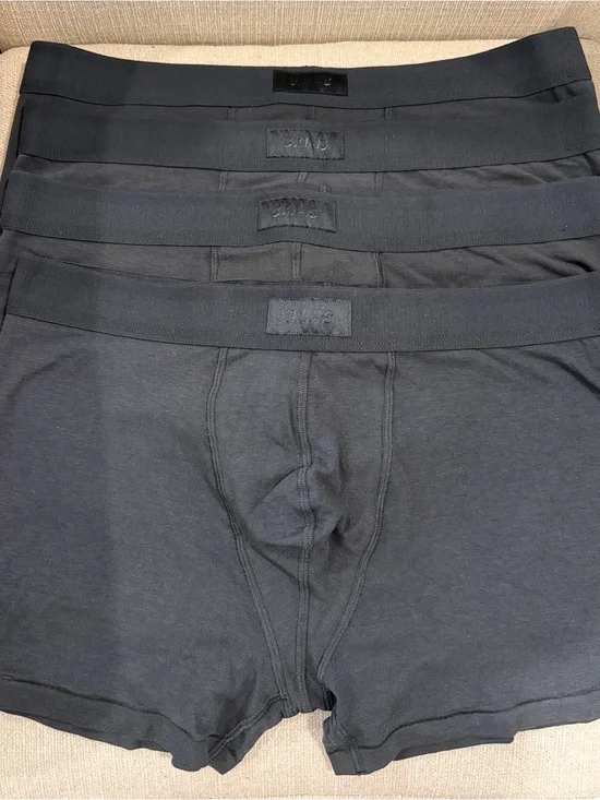 NEW!! SKIMS Men's Boxer Briefs in Black 4 Pack Size XL