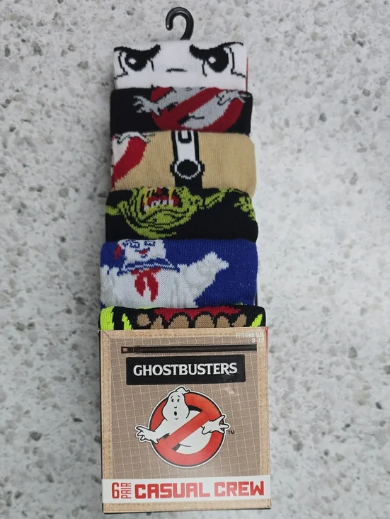 Ghostbusters Casual Crew Socks - Multicolor Set