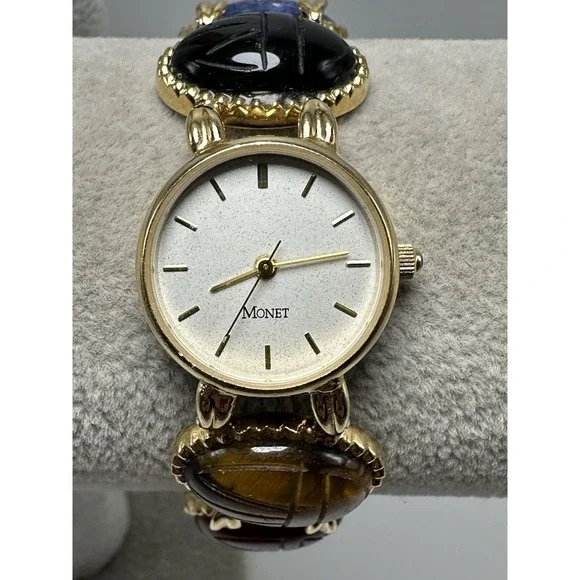 Monet Scarab Ladies Watch New Battery‎ 21MM 7