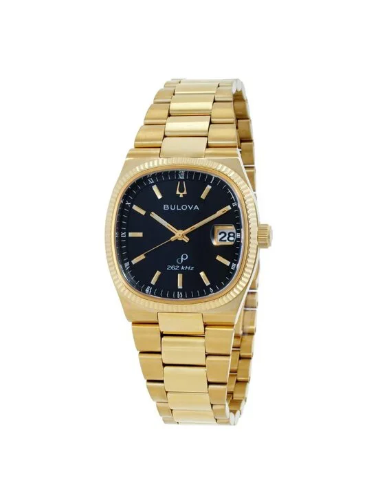 NWT Bulova Super Seville Quartz Black Dial Men's Watch