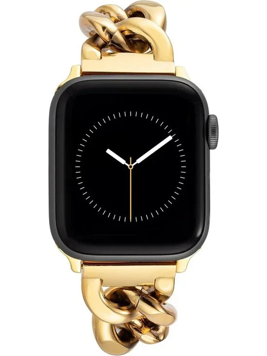 Stylish Adjustable Chain Bracelet for Apple Watch - Secure Replacement Band