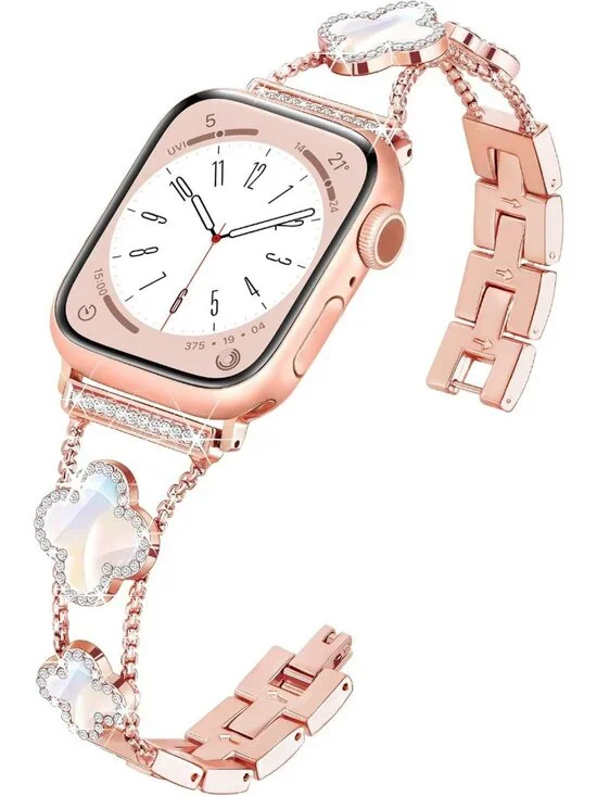 Stylish Clover Apple Watch Band for Women - Fits 38mm, 40mm, 41mm, 42mm