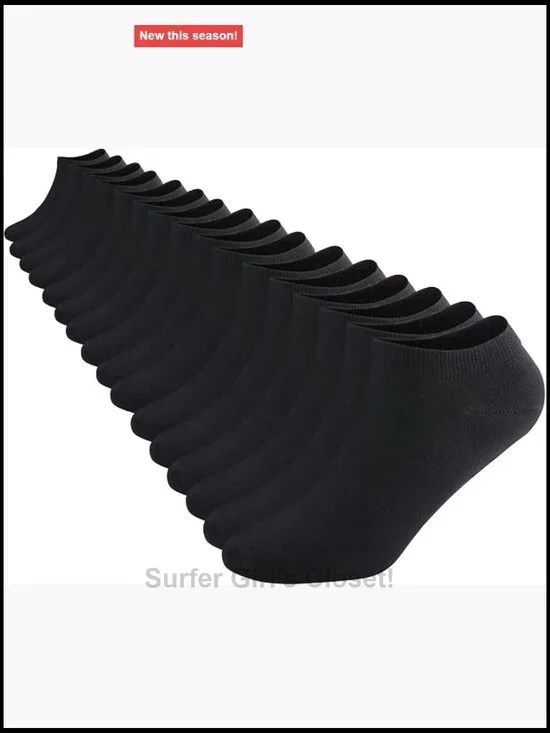 Low Cut Ankle Socks 8 Pairs Thin Cotton Athletic Socks for Men Women