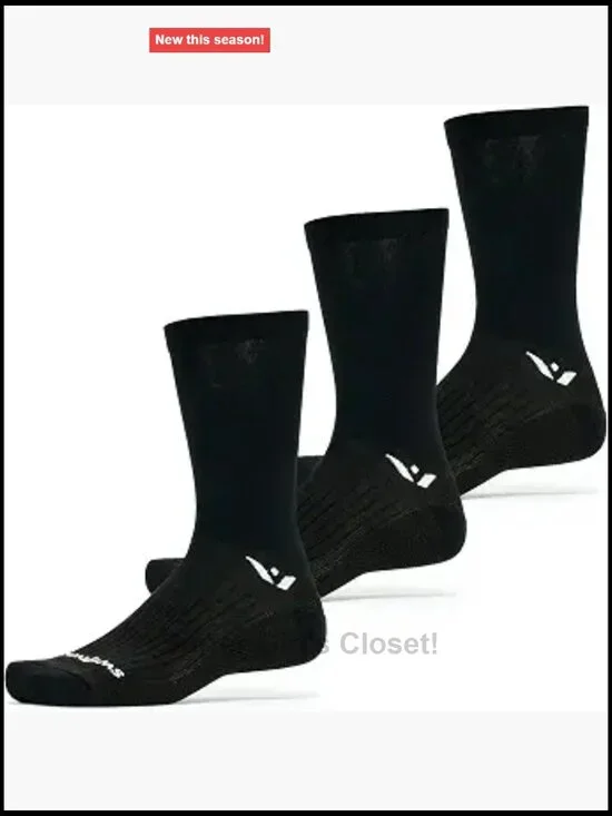 Performance Crew Cycling Socks with Arch Support & Reinforced Heel