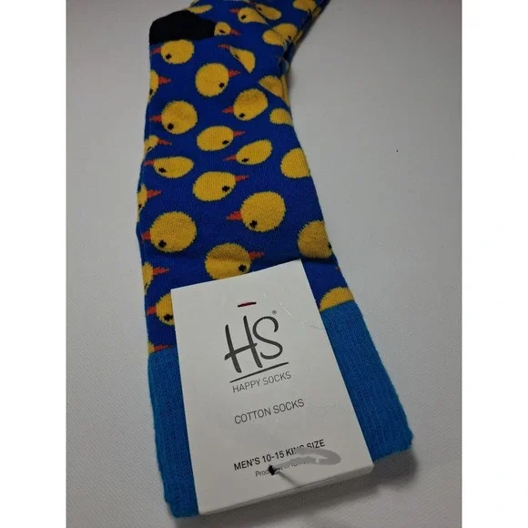 Mens Happy Socks 10-15 Brand New W/Tags  Ducks