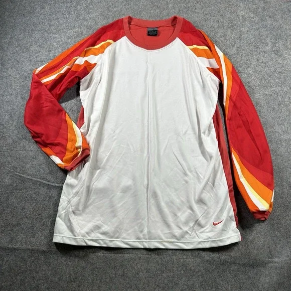 Vintage Nike Dri Fit Men's XLT Jersey Multicolored Athletic Soccer