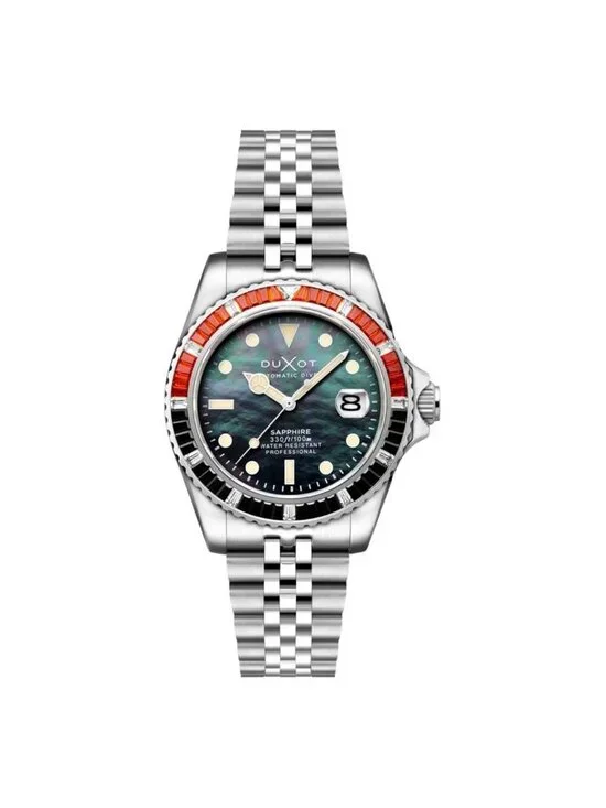 NWT Duxot Atlantica Automatic Black Dial Men's Watch
